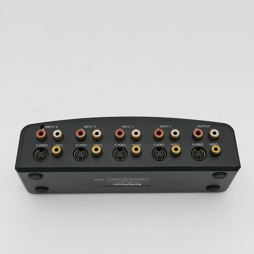 RadioShack Composite A/V Selector Switch‎ 4-in 1-out Model 15-313